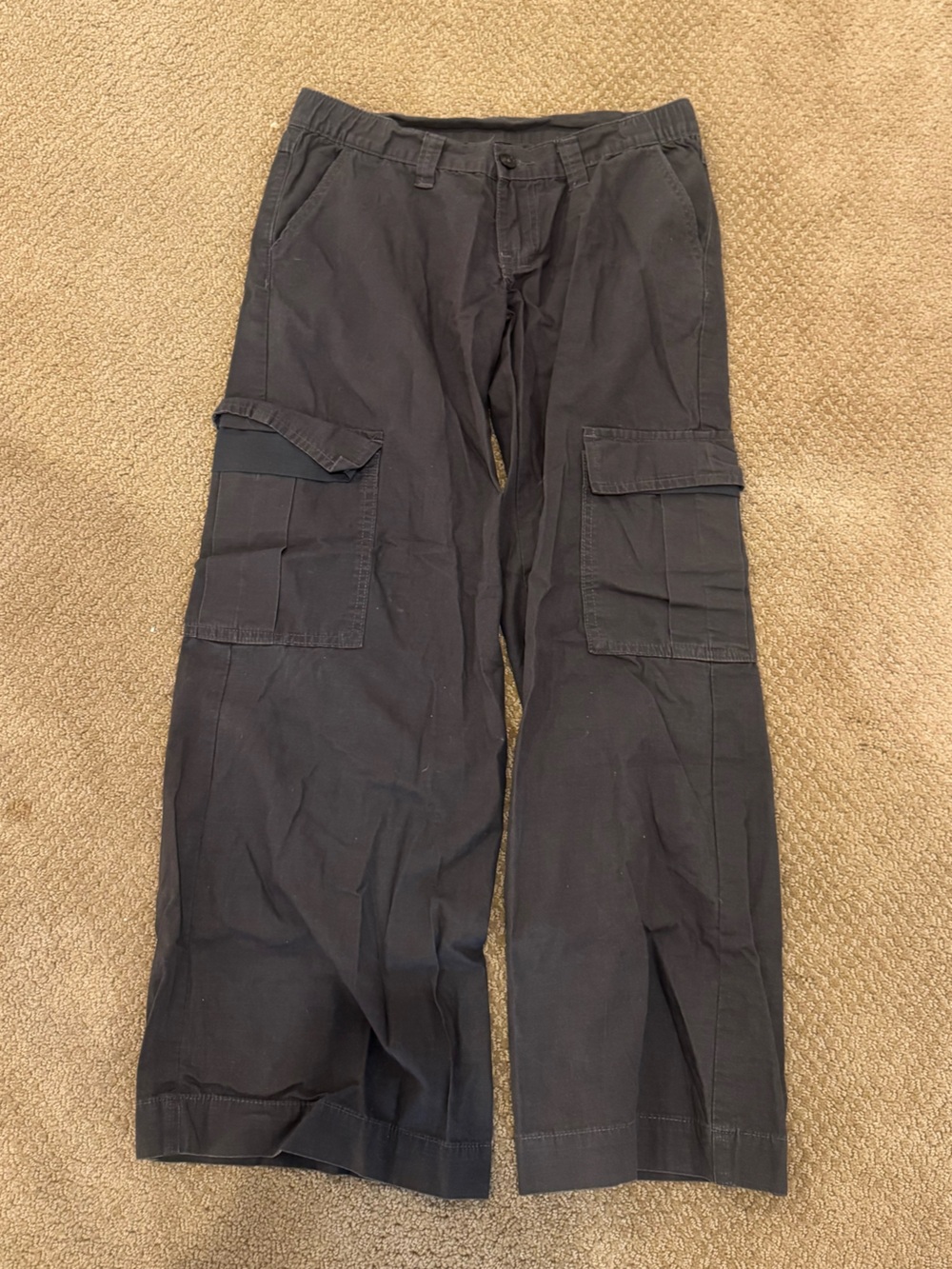 Women's Grey Cargo Pants - Classic Utility Style